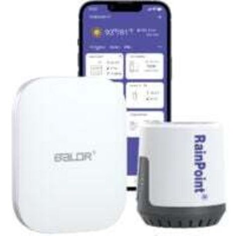 RainPoint – système d'irrigation Intelligent Wi-Fi 2.4GHz, pour maison intelligente, jardin, avec Hub d'irrigation, pluviomètre WIFI