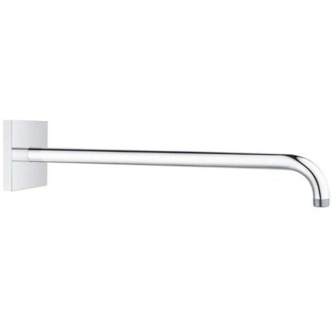 Bras de douche 42 cm chrome – Finition GROHE StarLight® – Compatible avec têtes de douche Rainshower – 26145000