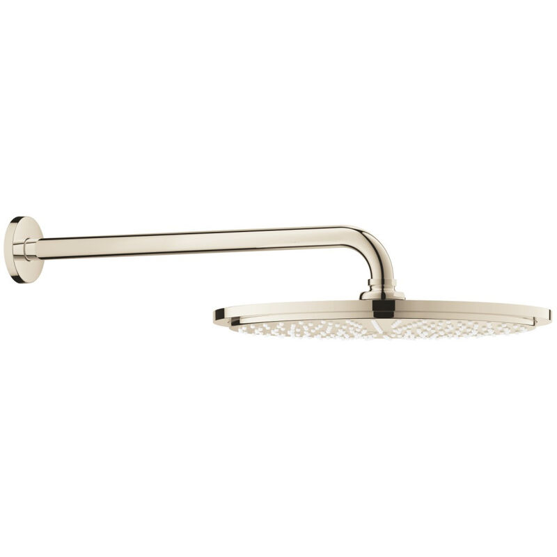 Rainshower Cosmopolitan 310 Head shower set with 380 mm arm, 1 spray, Polished nickel (26066BE0 - Grohe
