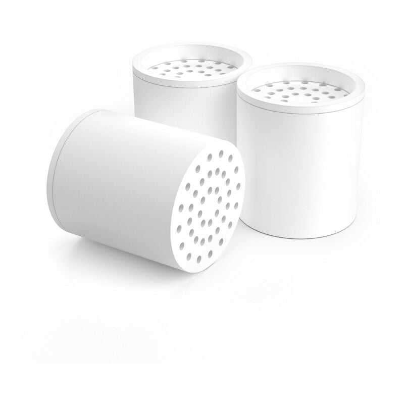 Cartouche filtrante en 3 Pièces avec Pales de Ventilateur, Filtre pour Éliminer le Chlore et le Fluorure, Rainsworth