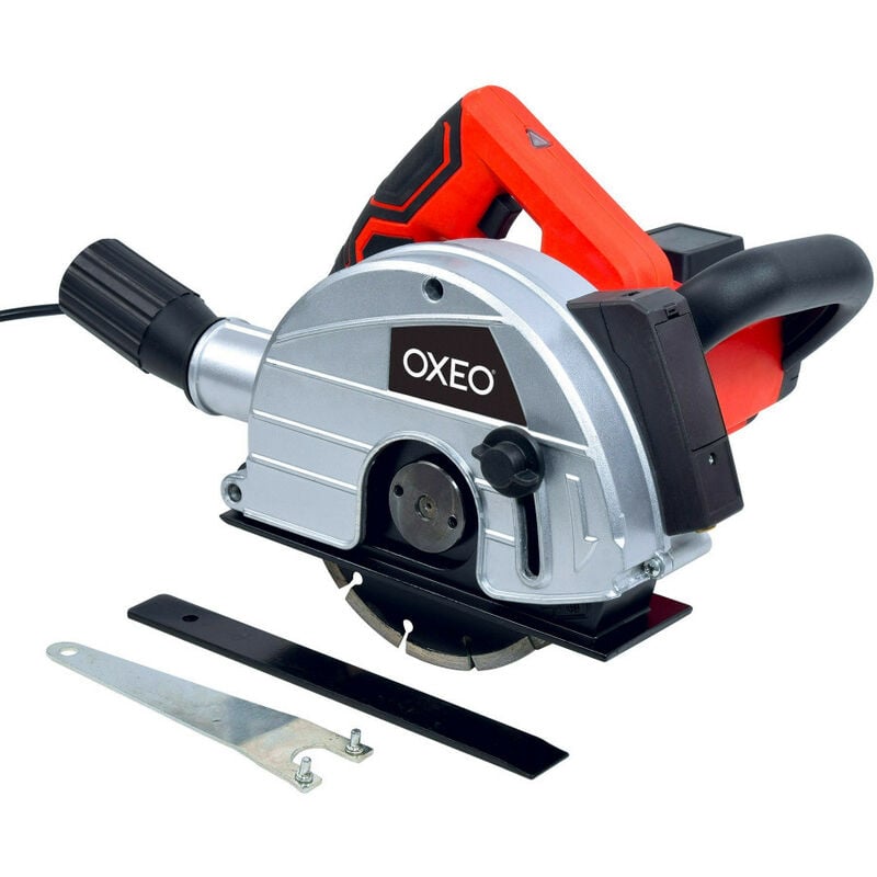 Rainureuse Laser 1700w - 2 disques diamantées Ø150mm - Largeur saignée : 14-19-29 mm - Profondeur : min 10mm a 40mm