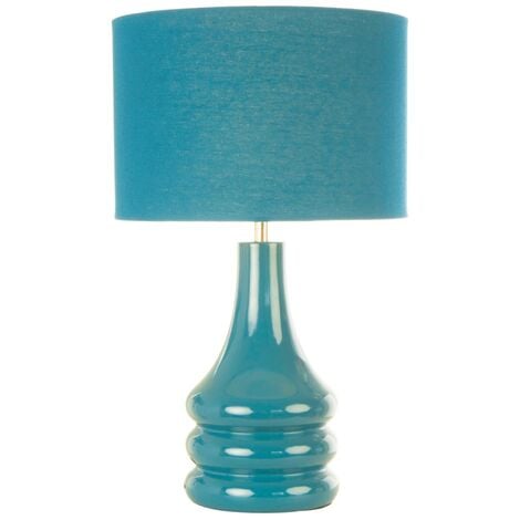 main image of "RAJ TABLE LAMP TEAL"