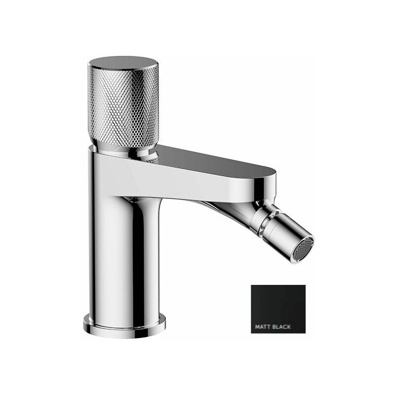 Rak Amalfi Bidet Mixer Tap - Matt Black - Matt Black