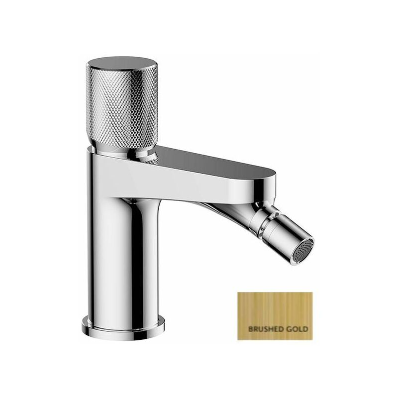 Rak Amalfi Bidet Mixer Tap - Brushed Gold - Brushed Gold