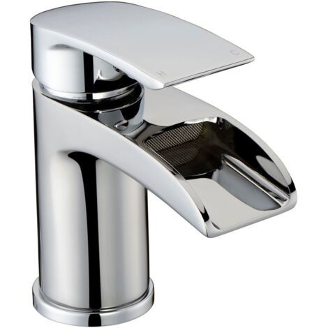 RAK Art Curve Waterfall Mono Basin Mixer Tap - RAKWFC3001