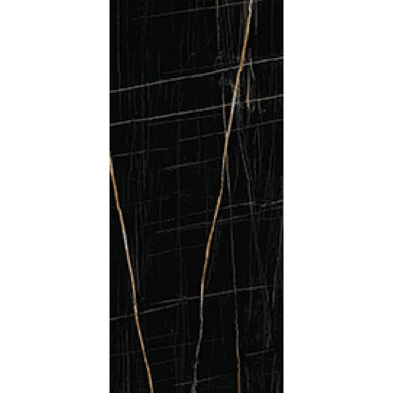 Rak Ceramics - rak Black Beauty Nero Full Lappato 60cm x 120cm Porcelain Wall and Floor Tile - A12GBBKB-NEO-G0X5P - Black