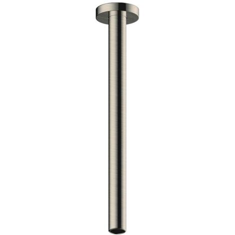 RAK Ceiling Mounted Shower Arm 300mm Length - Brushed Nickel