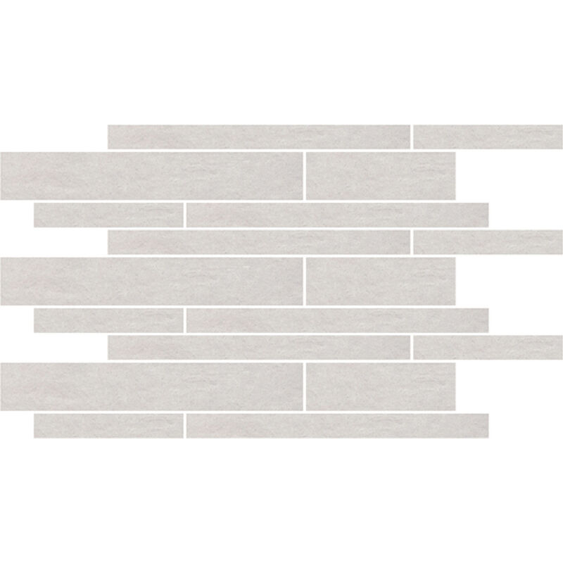 Rak City Stone Bone Matt 30cm x 45cm Muretto Porcelain Mosaic Tile - AGMZZCTSEBNE005620 - Bone