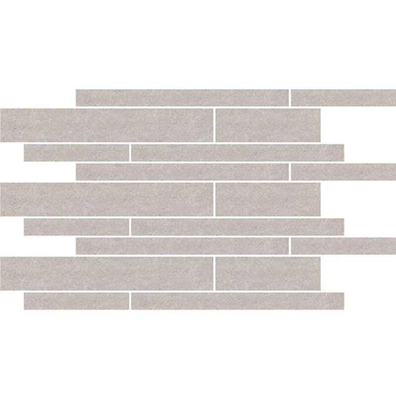 Rak City Stone Grey Matt 30cm x 45cm Muretto Porcelain Mosaic Tile - AGMZZCTSEGRY005622 - Grey