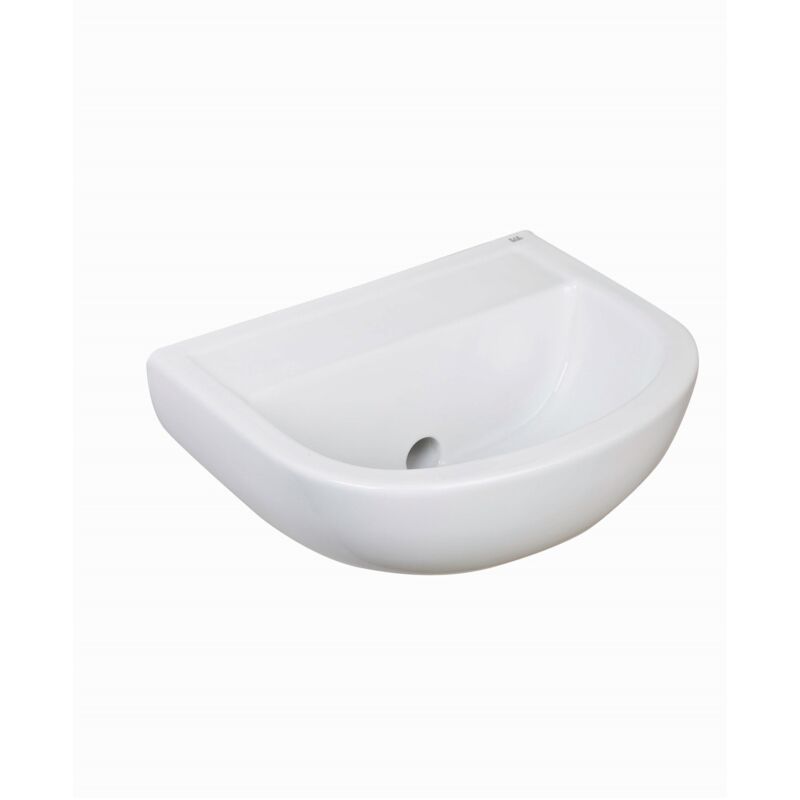 RAK Compact Special Needs HO Cloakroom Basin 380mm Wide 0 Tap Hole