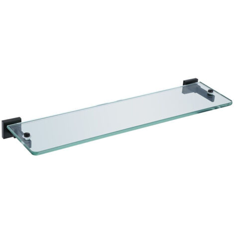 RAK Cubis Black Glass Shelf - RAKCUB9913B
