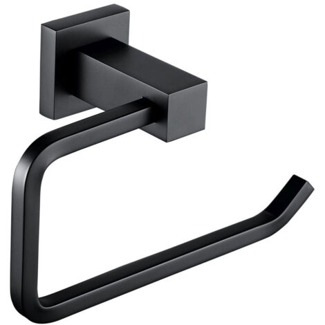RAK Cubis Black Toilet Roll Holder - RAKCUB9901B