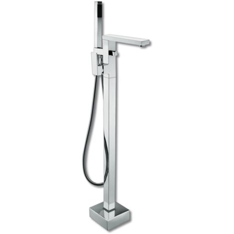RAK Cubis Freestanding Bath Shower Mixer Tap - RAKCUB3013