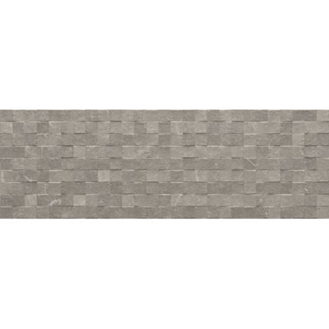 RAK Cumbria Ash Matt 30cm x 60cm Cubic Decor Ceramic Wall Tile - R3664