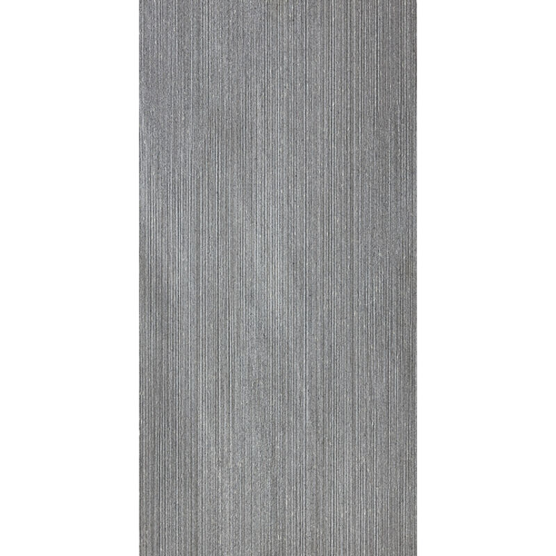 RAK Curton Grey Rustic 60cm x 120cm Line Decor Porcelain Wall and Floor Tile - A2D12PDCNGRYMMLS5R