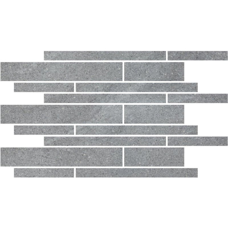 Rak Curton Taupe Matt 30cm x 45cm Muretto Porcelain Mosaic Tile - ACMZZPDCNTPE005731 - Taupe