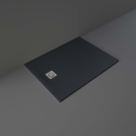 RAK Feeling Black 1200mm x 900mm Rectangular Shower Tray - RFST090120S504