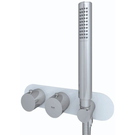 RAK Feeling White Round Horizontal Concealed Thermostatic Dual Control Shower Valve  - RAKFSV2500RHS