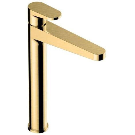 RAK Ischia Brushed Gold Tall Basin Mixer Tap - RAKISH3003G