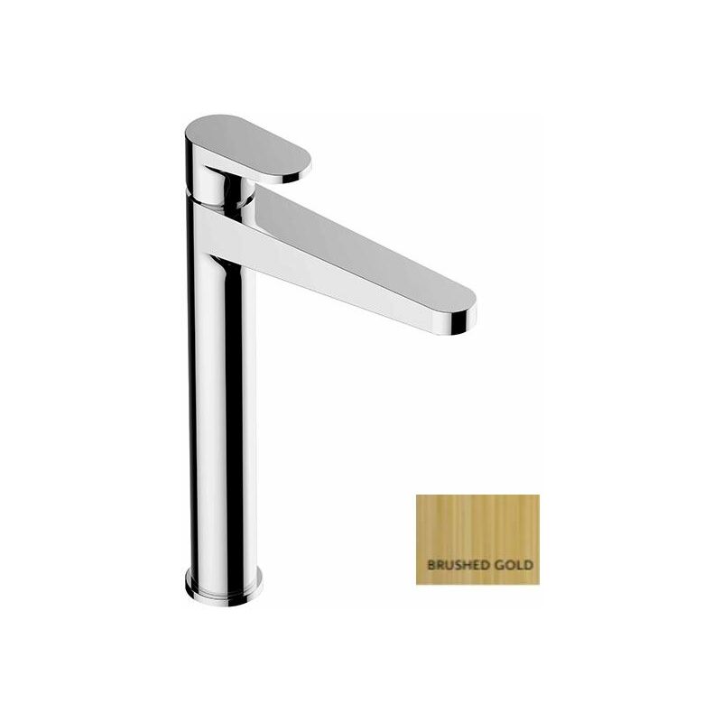 Rak Ceramics - rak Ischia Tall Basin Mixer Tap - Brushed Gold - Brushed Gold