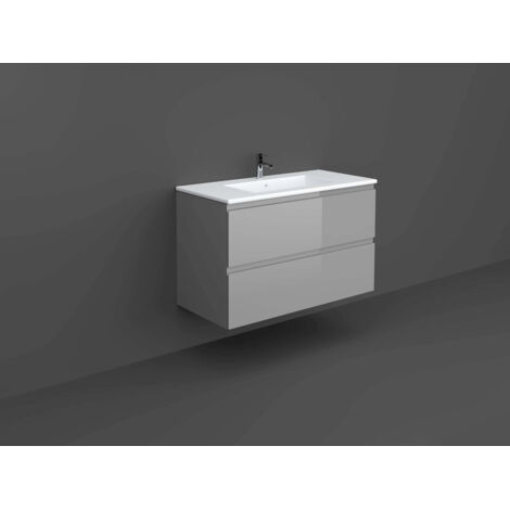 RAK Joy Urban Grey 1000mm Wall Hung Vanity Unit - JOYWH100UGY