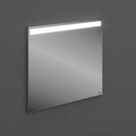 RAK Joy Wall Hung Bathroom Mirror with LED Mirror 680mm H x 800mm W