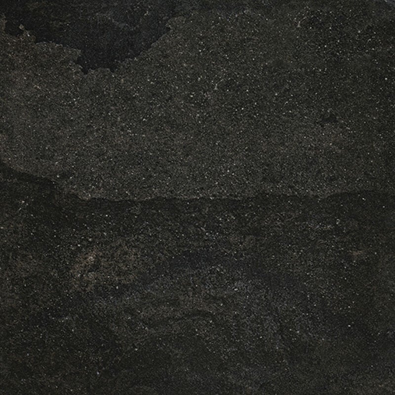 RAK Lapitec Stone Black Matt 60cm x 60cm Porcelain Wall and Floor Tile - A06GLPSE-BLK.M6X0R