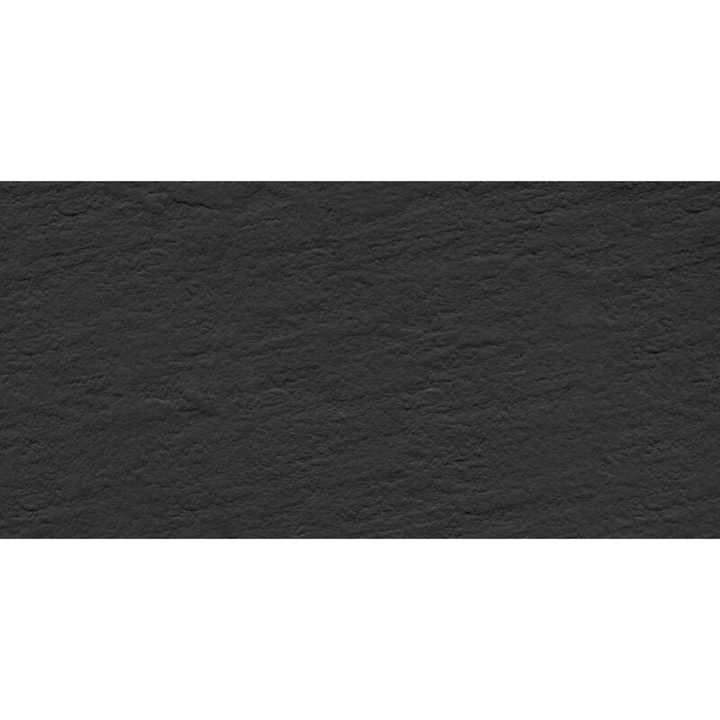 RAK Lounge Black Rustic 30cm x 60cm Porcelain Wall and Floor Tile - A09GLOUN-057.U2R