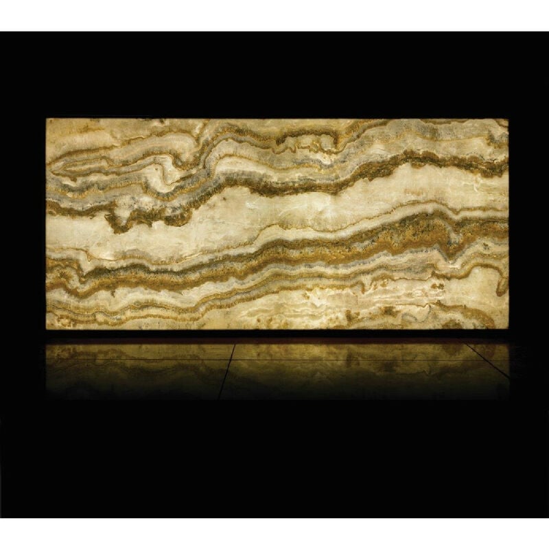 Rak Luce Onyx Arco Red Full Lappato 120cm x 260cm Porcelain Wall and Floor Tile - ATB62LUCEOARZHSC6P - Arco Red