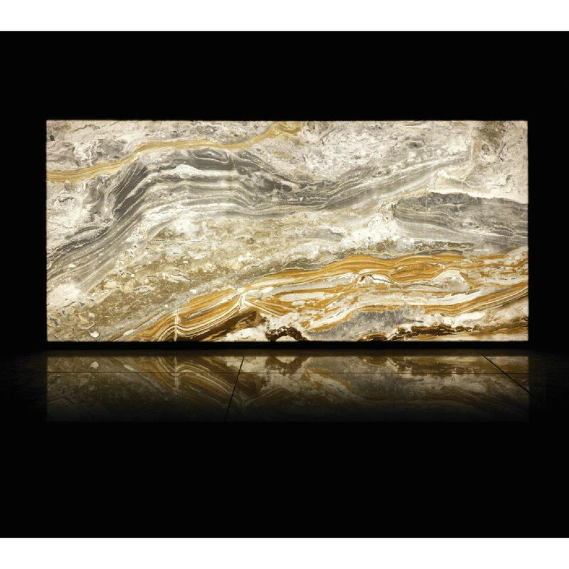 Rak Ceramics - rak Luce Onyx Harlequin Full Lappato 120cm x 260cm Porcelain Wall and Floor Tile - ATB62LUCEOHNZHSC6P