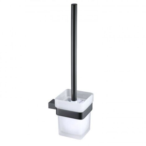 RAK Moon Black Toilet Brush & Holder - RAKMOO9908B