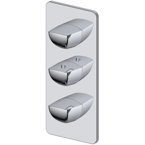 RAK Moon Concealed Triple Control Shower Valve - RAKMOO3204C