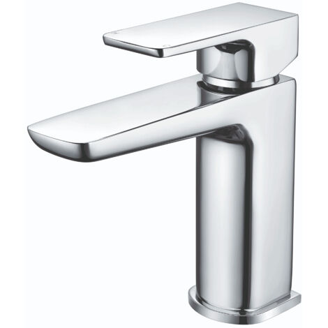 RAK Moon Mini Mono Basin Mixer Tap with Clicker Waste - Chrome