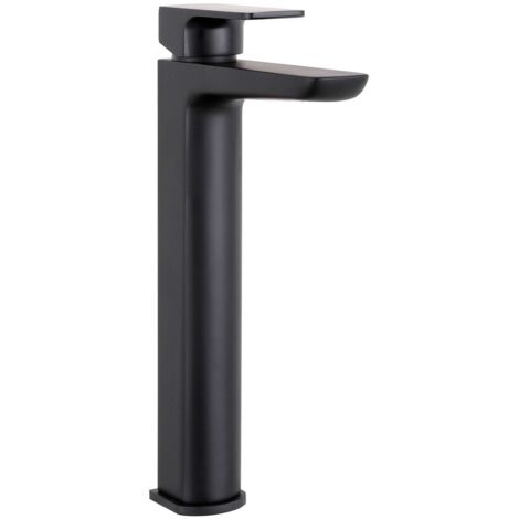 RAK Moon Tall Mono Basin Mixer Tap Without Waste - Black