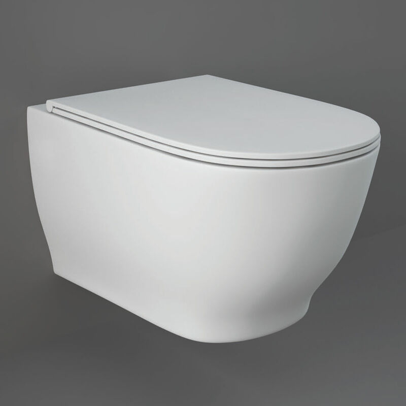 Rak Moon Wall Hung Toilet Projection 560mm - White