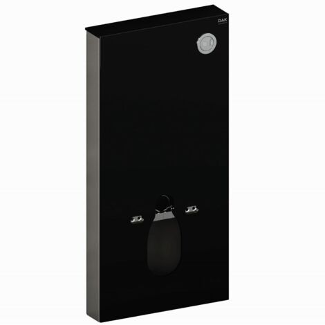 RAK Obelisk Black Cistern Cabinet for Wall Hung Toilet Pan - FS04RAKCABBLK