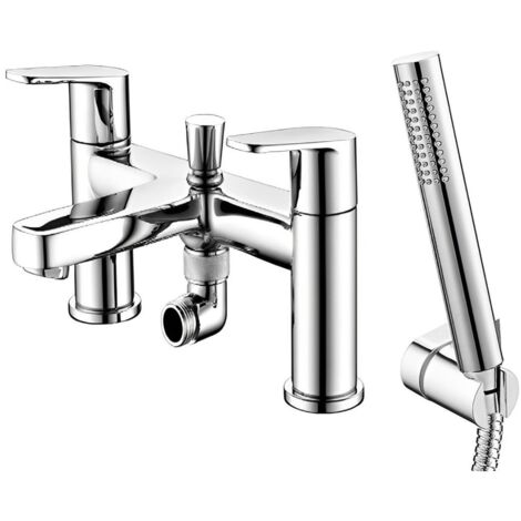 RAK Origin 62 Bath Shower Mixer Tap with Shower Kit - Chrome