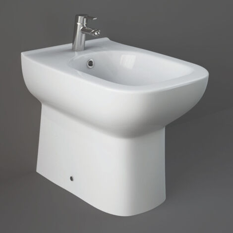 RAK Origin Back to Wall Bidet 500mm Projection - White