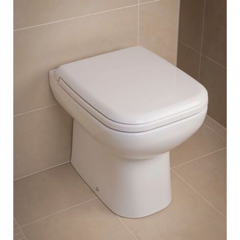 Rak Origin Back To Wall Toilet Pan Including Seat WC Short Projection Compact