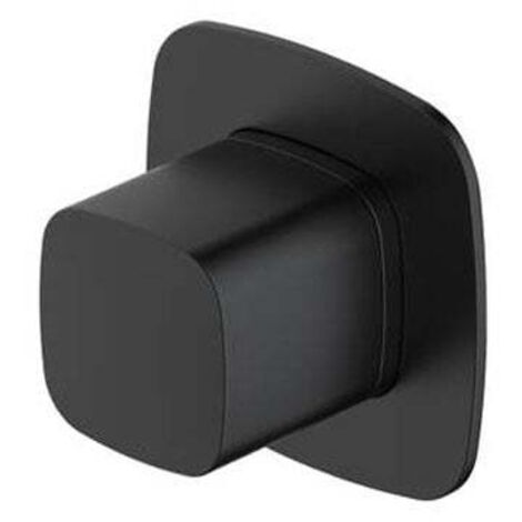RAK Petit Matt Black Square Concealed Dual Control Diverter Valve - RAKPES3020-2B