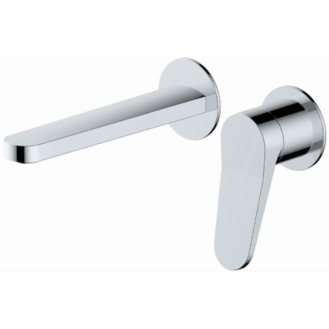 RAK Petit Round Chrome Wall Mounted Basin Mixer Tap - RAKPER3007C