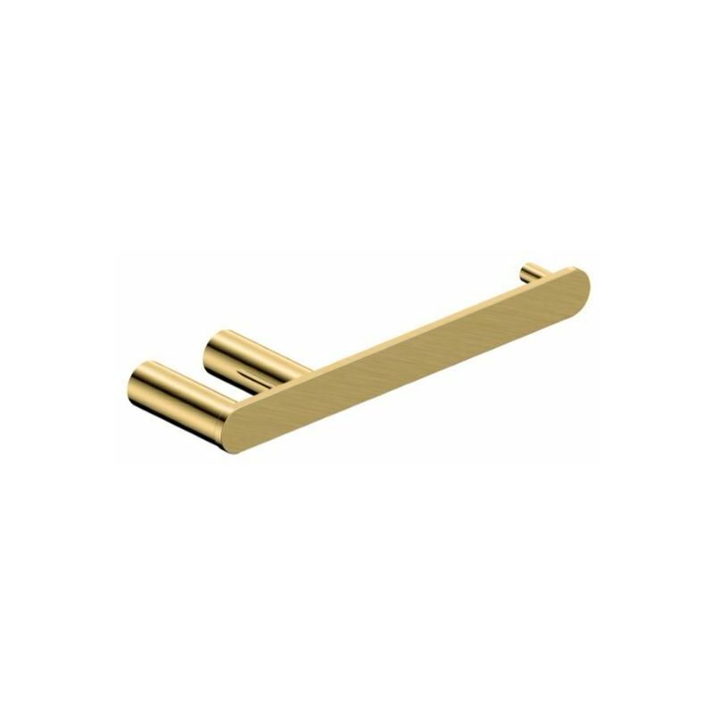 Rak Petit Round Toilet Roll Holder - Brushed Gold