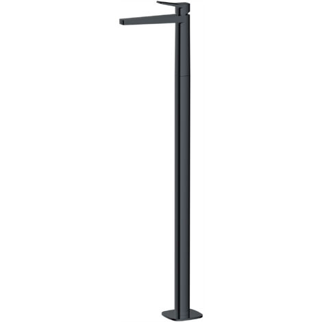 RAK Petit Square Matt Black Floorstanding Basin Mixer Tap - RAKPES3030B