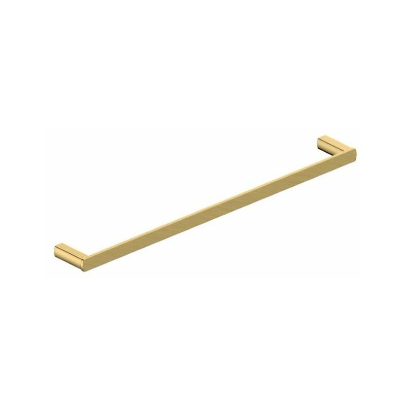 Rak Petit Square Towel Bar - 450mm Wide - Brushed Gold