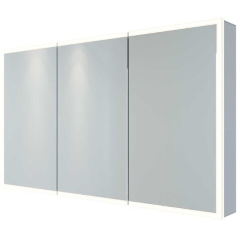 RAK Pisces 1200mm x 700mm Illuminated LED Mirrored Cabinet with Demister and Shaver Socket - RAKPSC5003