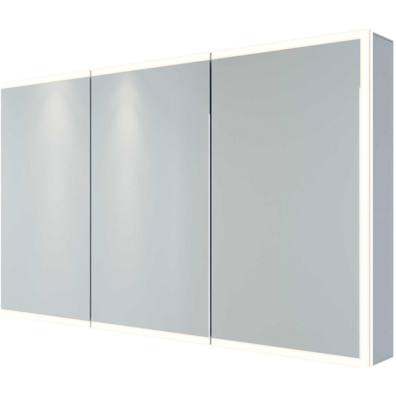 Rak Ceramics - rak Pisces 1200mm x 700mm Illuminated led Mirrored Cabinet with Demister and Shaver Socket - RAKPSC5003
