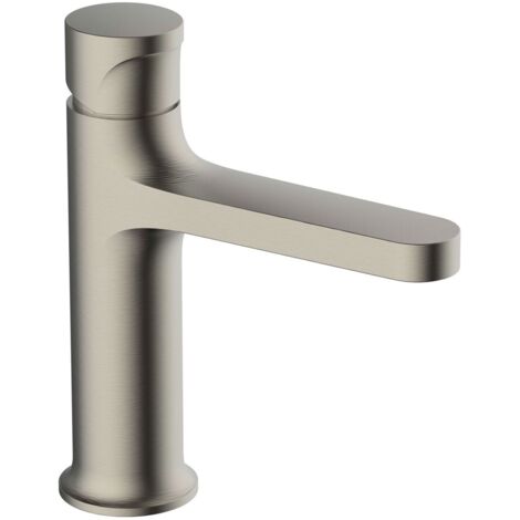 RAK Positano Brushed Nickel Basin Mixer Tap - RAKPOS3001N