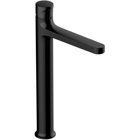 RAK Positano Tall Basin Mixer Tap Without Waste - Matt Black