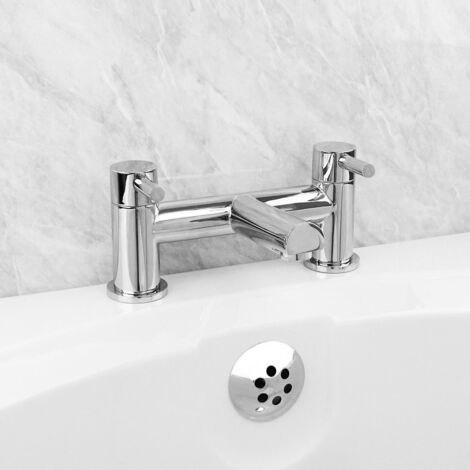 RAK Prima Dual Lever Bath Filler Tap - Chrome