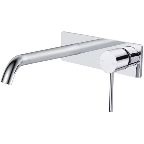 RAK Prima Tech Wall Mounted Basin Mixer Tap with Back Plate - RAKPRT3007